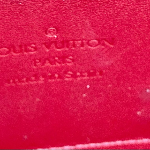 Louis VUITTON Vernis Red Zippy Zip Around Wallet. Vintage. - Picture 6 of 9